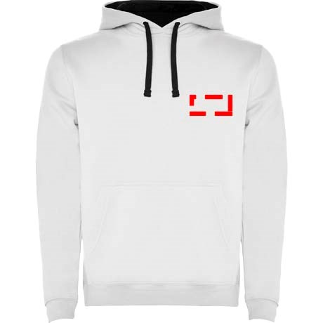 Urban Kapuzenpullover für Kinder weiss, Navy Blue