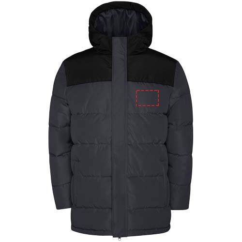 Tallin Steppjacke Unisex ebenholz, schwarz