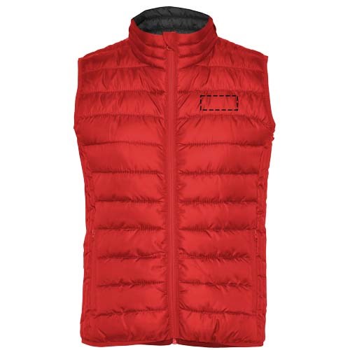 Oslo isolierter Bodywarmer für Damen rot