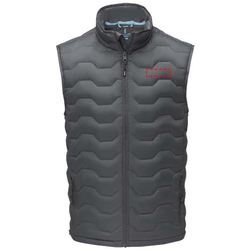 Epidote GRS isolierter Daunen-Bodywarmer aus recyceltem Material für Herren storm grey