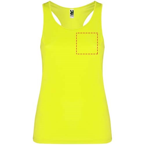 Schura Sport Top für Damen Fluor Yellow