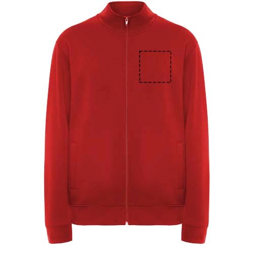 Ulan Sweatjacke Unisex rot