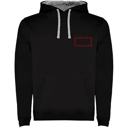 Urban Kapuzenpullover für Kinder schwarz, Marl Grey