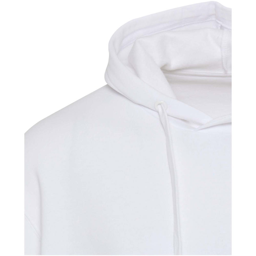 Boris Oversize Kapuzenpullover aus recycelter 280 g/m2 Bio Baumwolle (OCS), unisex weiss