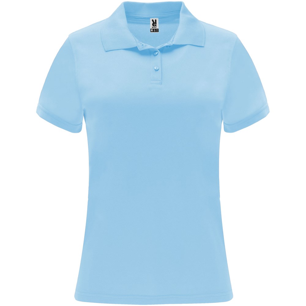 Monzha Sport Poloshirt für Damen himmelblau