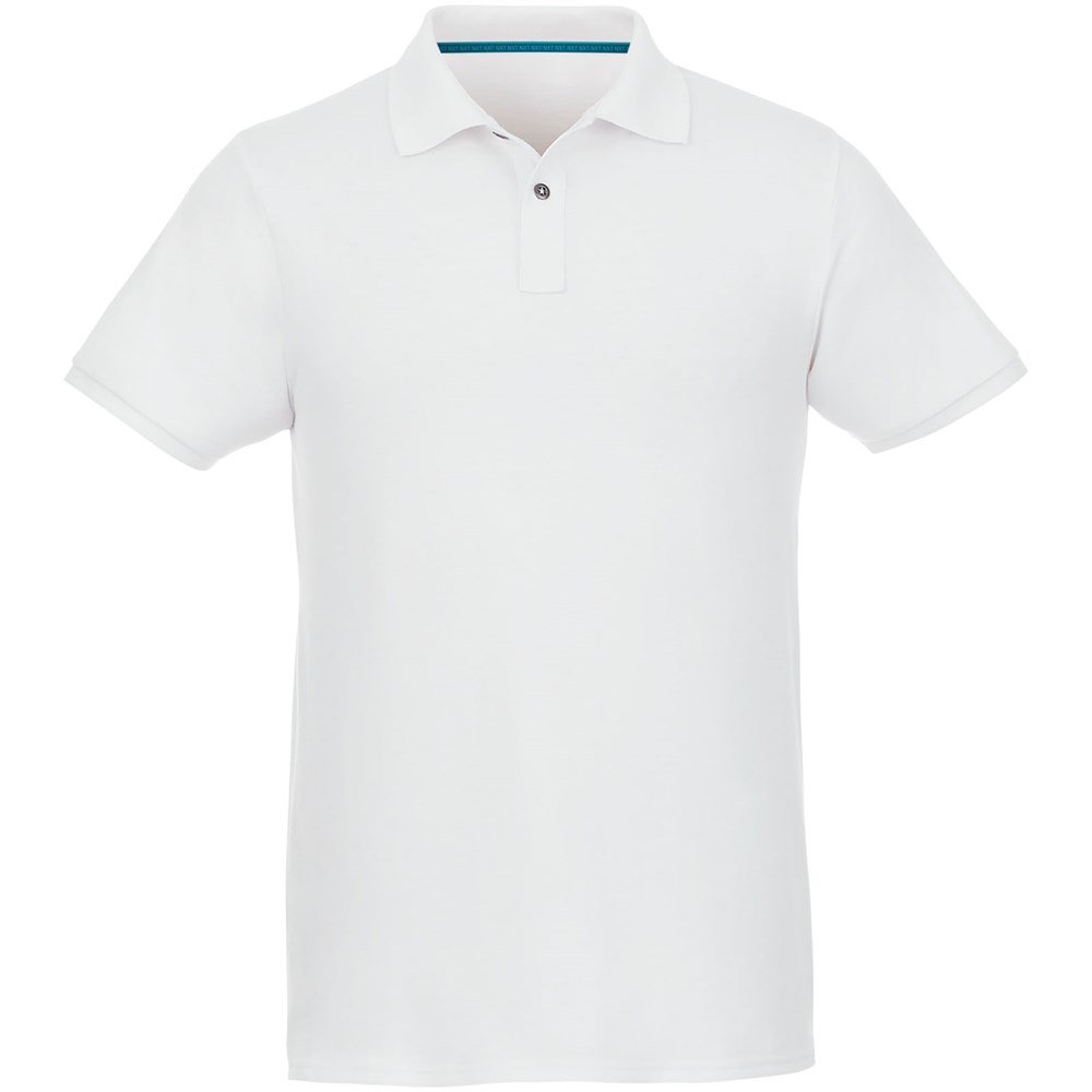 Beryl Poloshirt aus Bio-Recyclingmaterial für Herren weiss