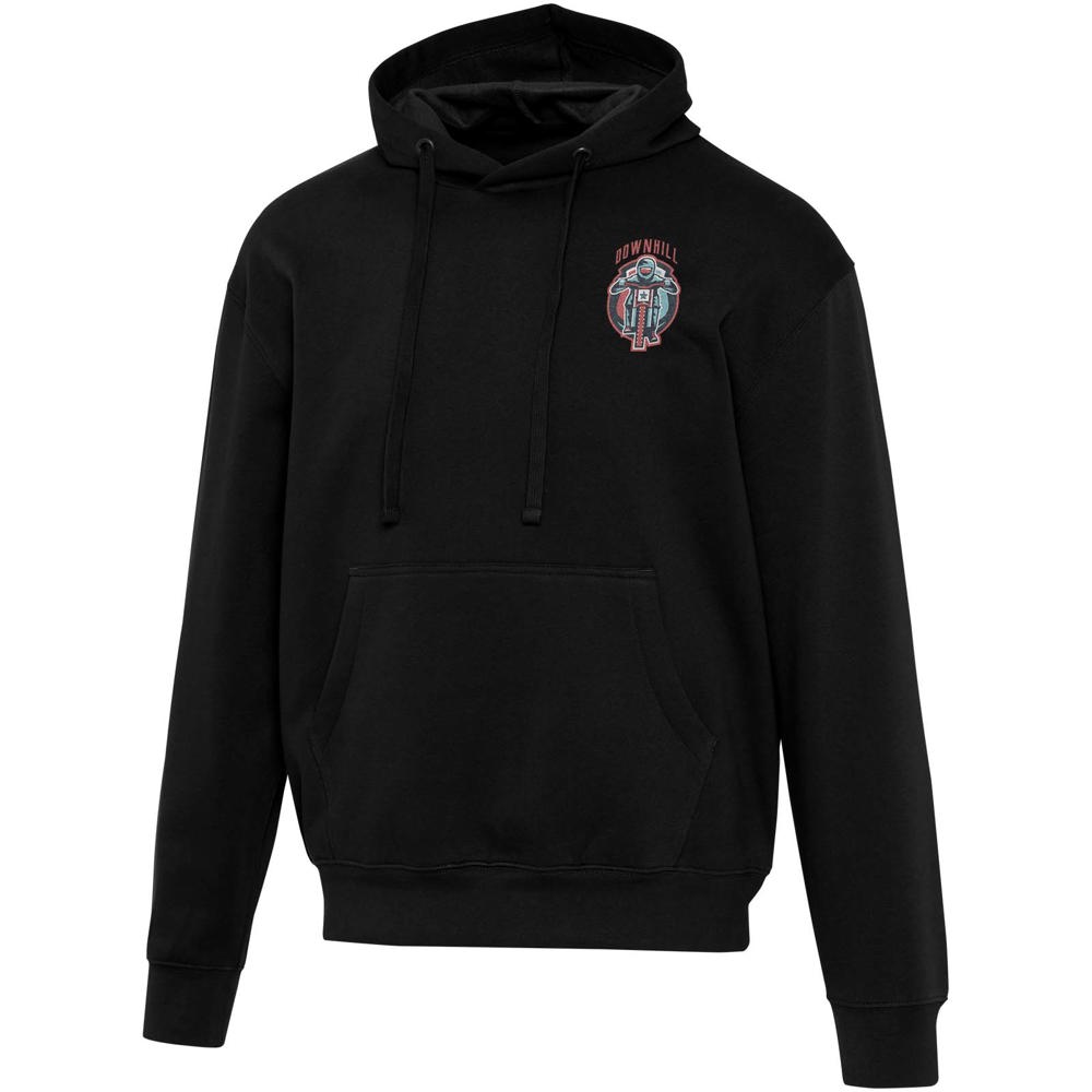 Boris Oversize Kapuzenpullover aus recycelter 280 g/m2 Bio Baumwolle (OCS), unisex schwarz