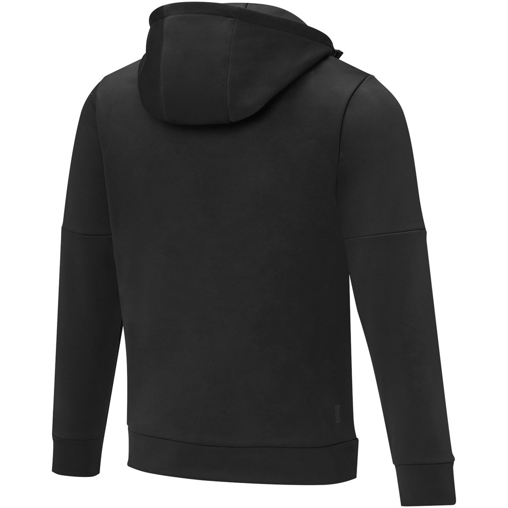 Sayan Kapuzenpullover mit halbem Reissverschluss für Herren schwarz