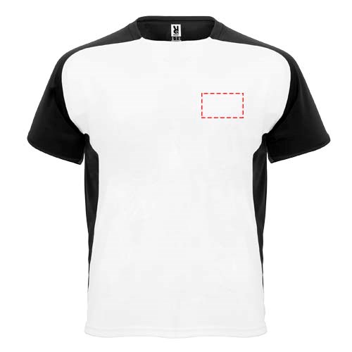 Bugatti T-Shirt Unisex aus recyceltem Material weiss, schwarz