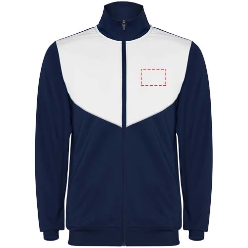 Evans Trainingsanzug für Kinder Navy Blue, weiss
