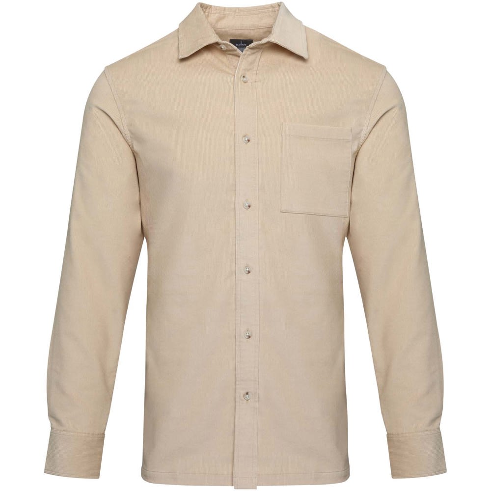 Alum Hemd aus Cord Unisex Oatmeal