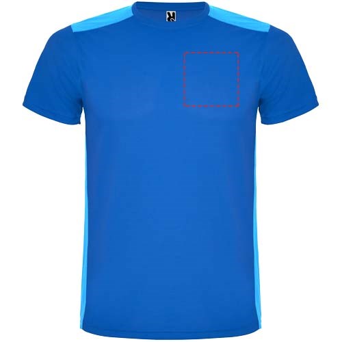 Detroit T-Shirt Unisex aus recyceltem Material royalblau