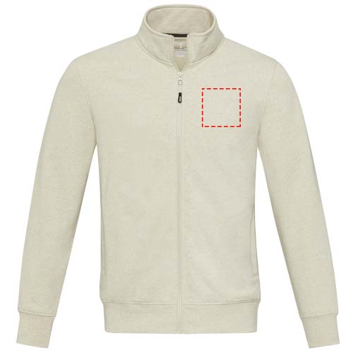 Galena Aware™ Sweatjacke aus recyceltem Material Unisex Oatmeal