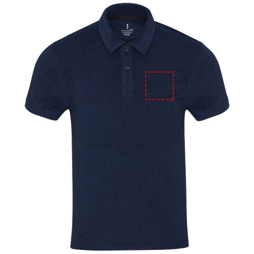 Akoya Poloshirt aus recyceltem Frottee Unisex navy