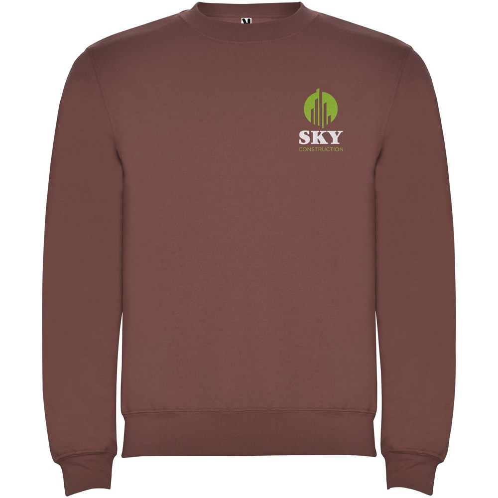 Clasica Sweatshirt mit Rundhalsausschnitt Unisex Pale Red