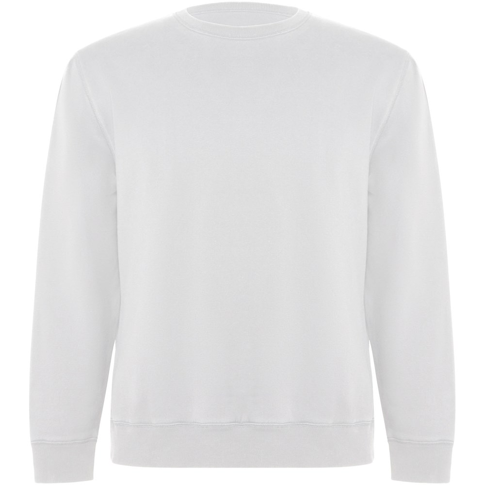 Batian Sweatshirt mit Rundhalsausschnitt aus Bio-Baumwolle Unisex weiss