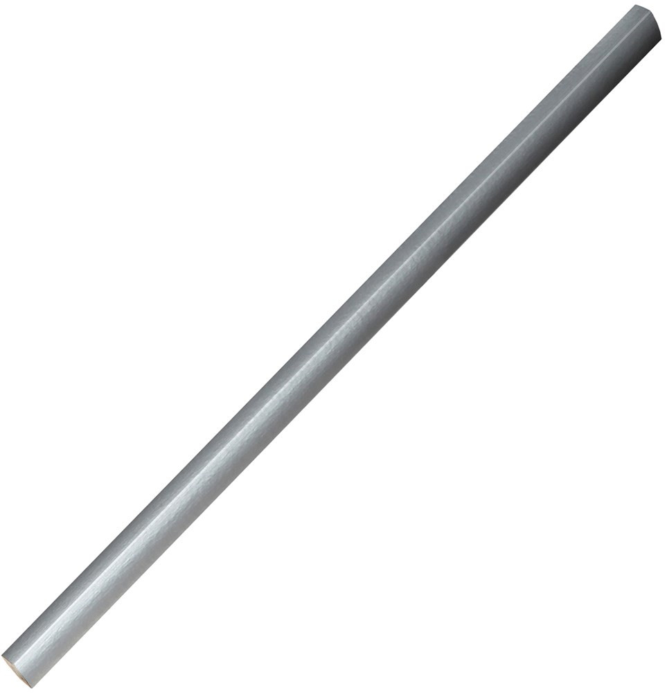 Zimmermannsbleistift, 24 cm, eckig-oval, ungespitzt