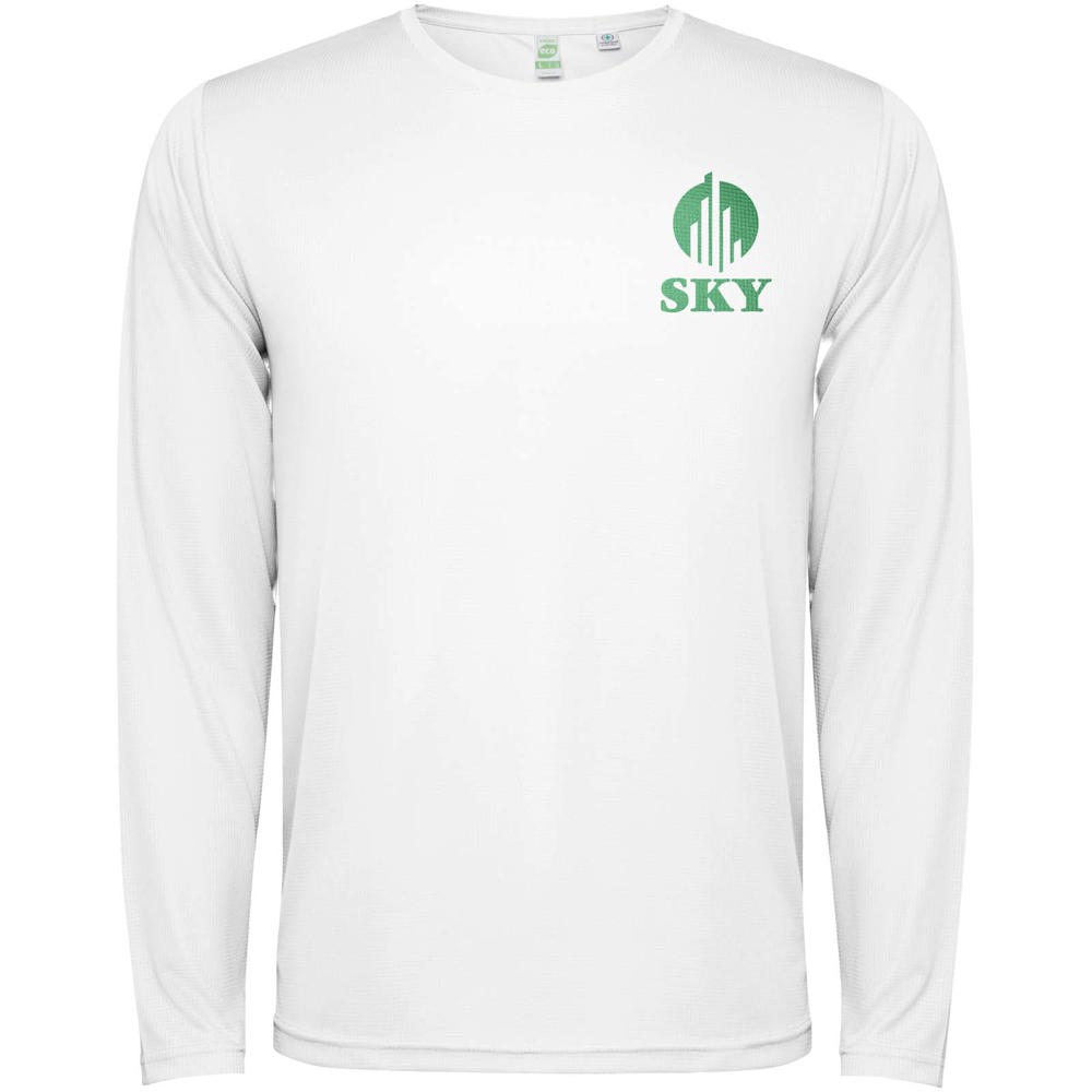 Estoril Langarm-Shirt für Kinder weiss