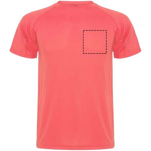 Montecarlo Sport T-Shirt für Herren Fluor Coral