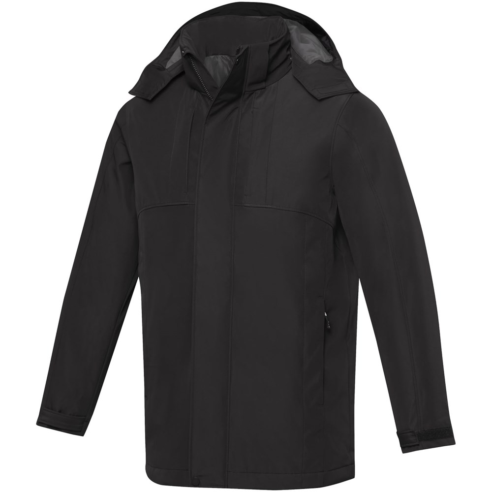 Hardy isolierter Parka für Männer schwarz