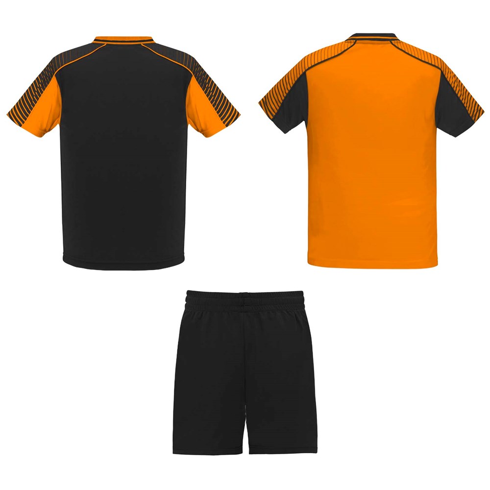 Juve Sport-Set Unisex orange, schwarz