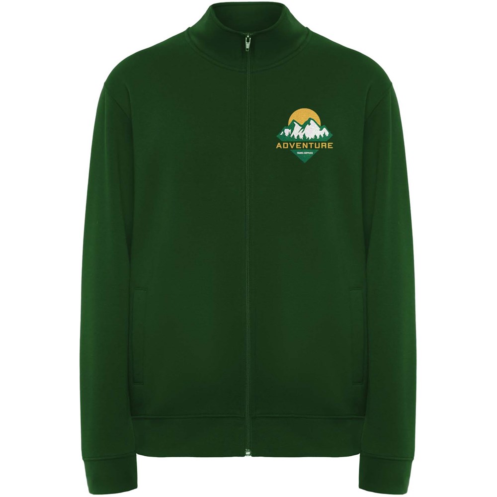 Ulan Sweatjacke Unisex dunkelgrün