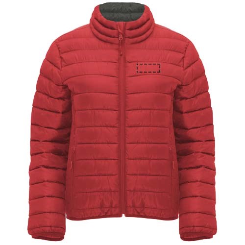 Finland isolierte Jacke für Damen rot