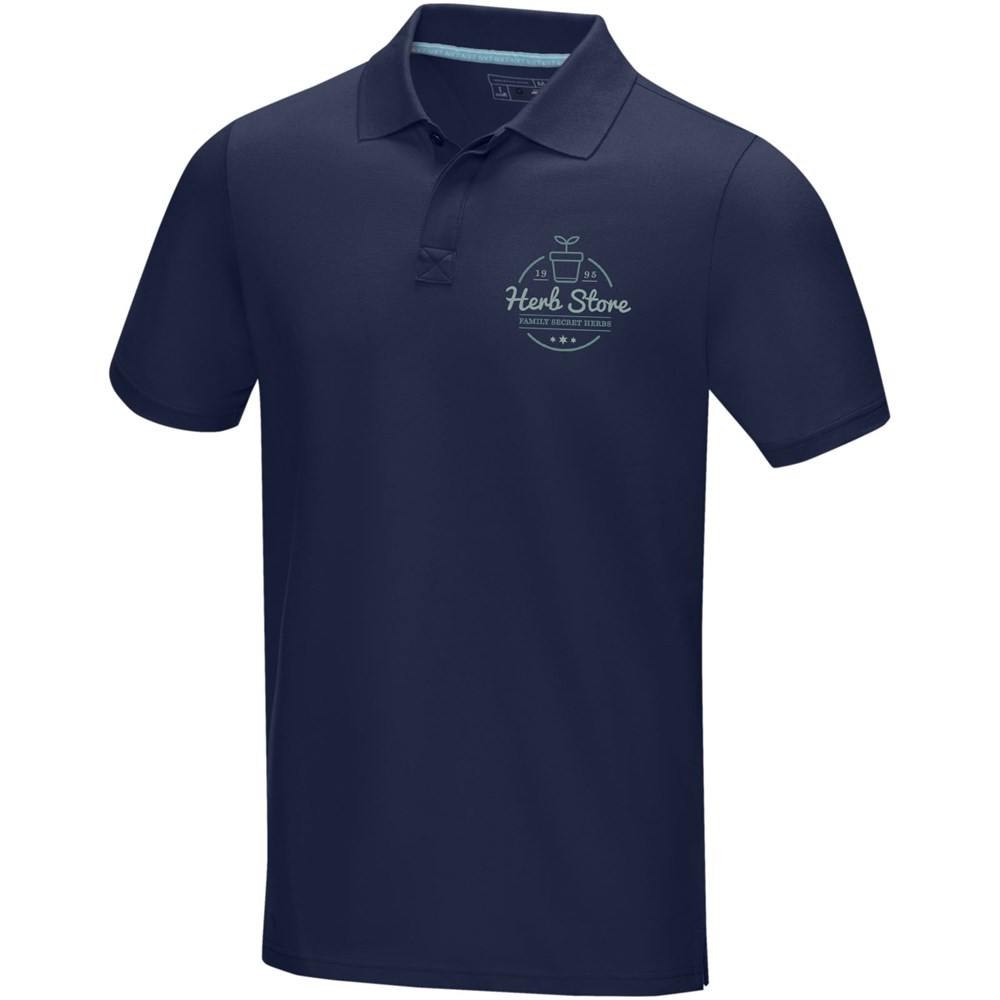 Graphite Poloshirt aus Bio-Baumwolle für Herren navy