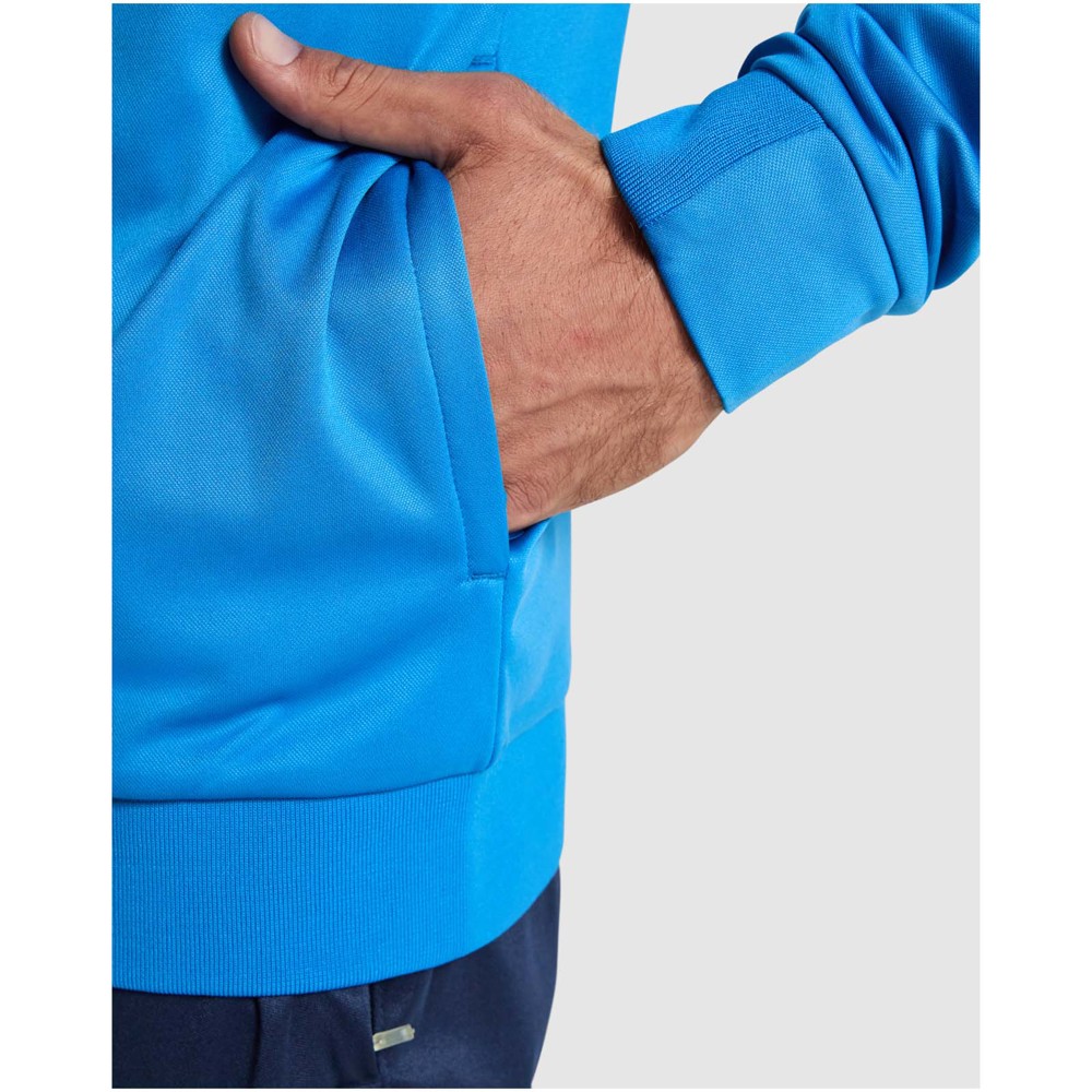 Valier Herren Sweatshirt mit durchgehendem Reissverschluss fluorgrün