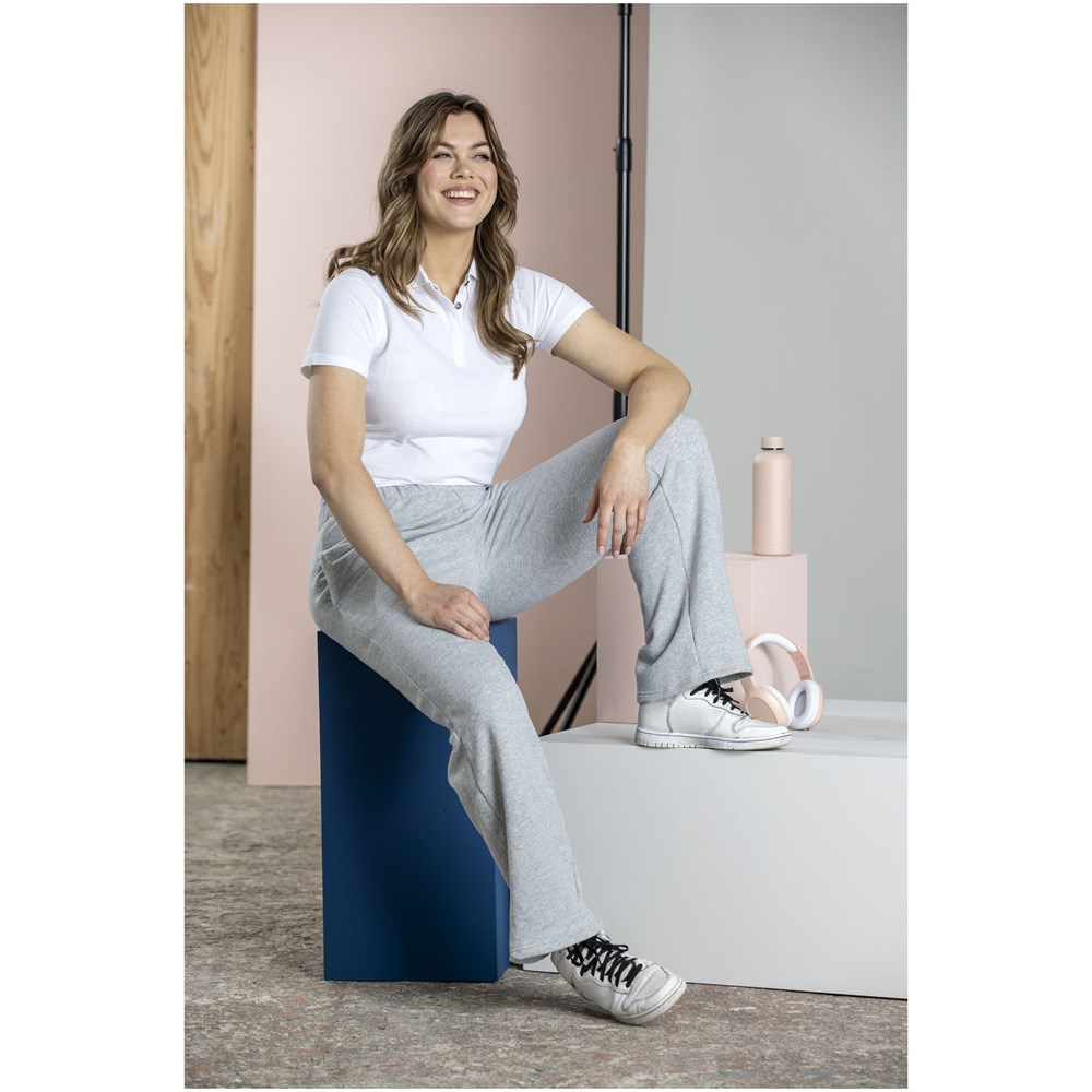 Graphite Poloshirt aus Bio-Baumwolle für Damen rot