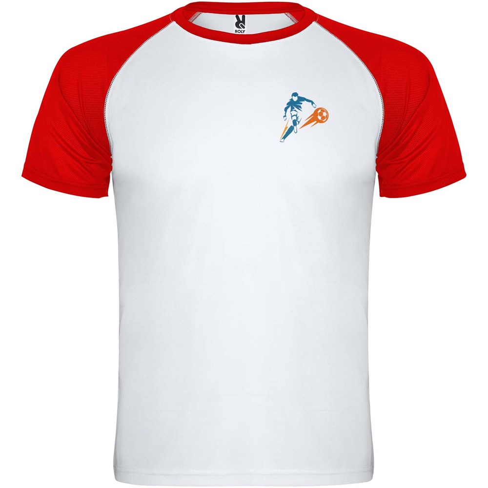 Indianapolis Sport T-Shirt für Kinder weiss, rot
