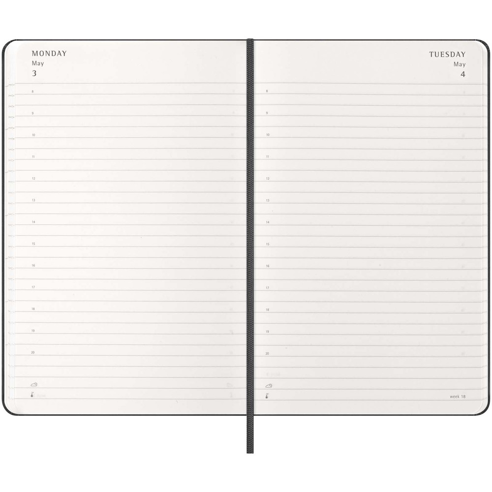 Moleskine Hardcover 12 Monate Tageskalender