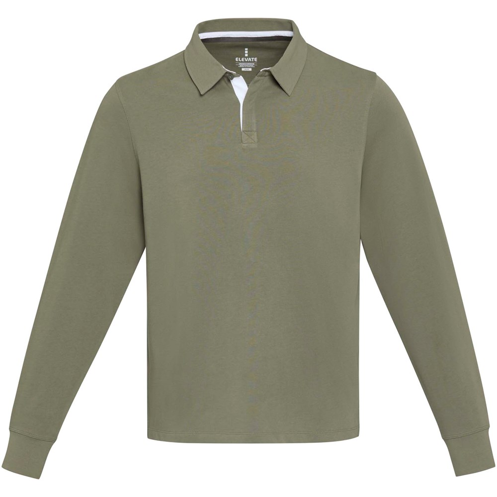 Clyde Rugby Polo Sweatshirt Unisex grün