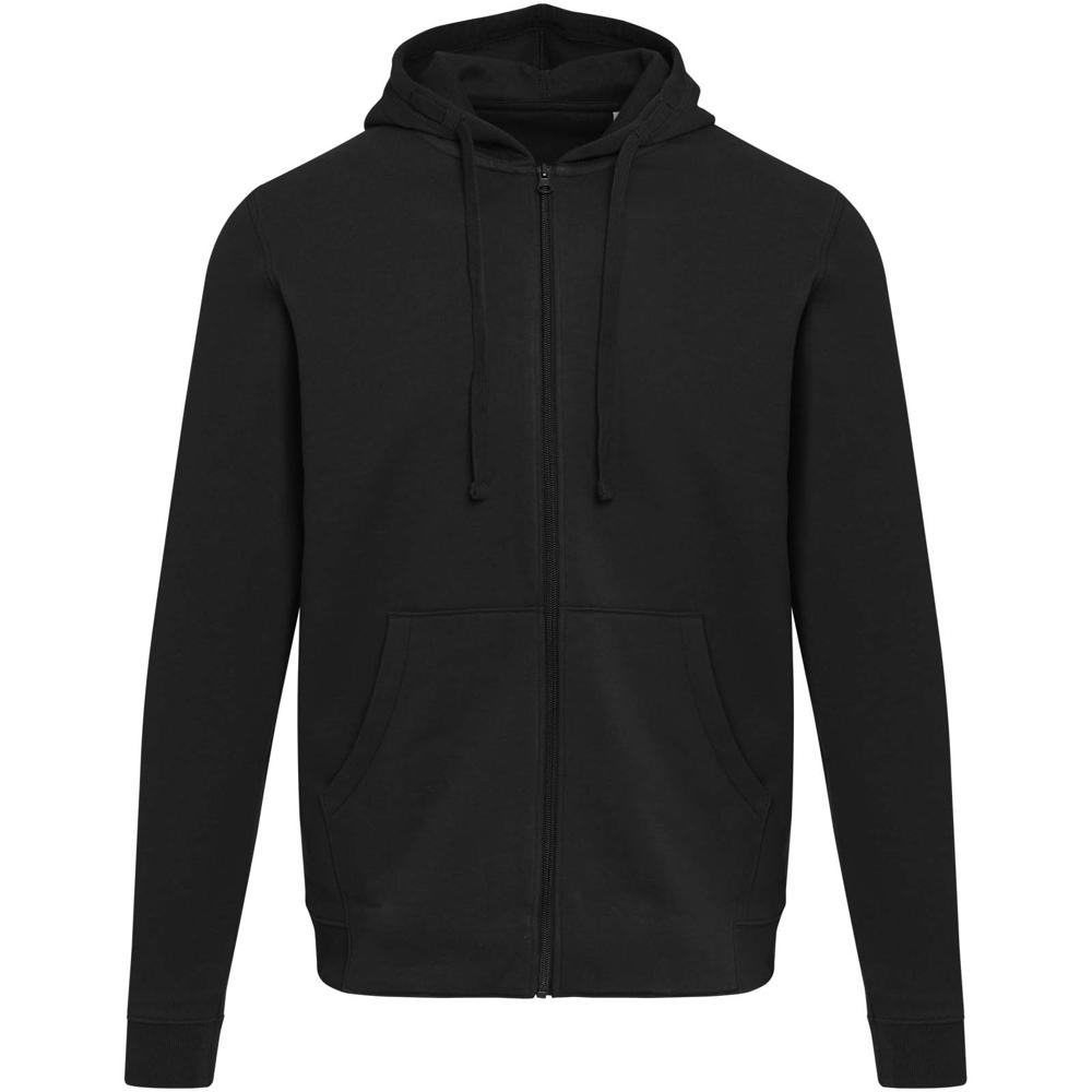Jasper 280 g/m² Kapuzenpullover aus recycelter Bio Baumwolle (OCS) unisex schwarz
