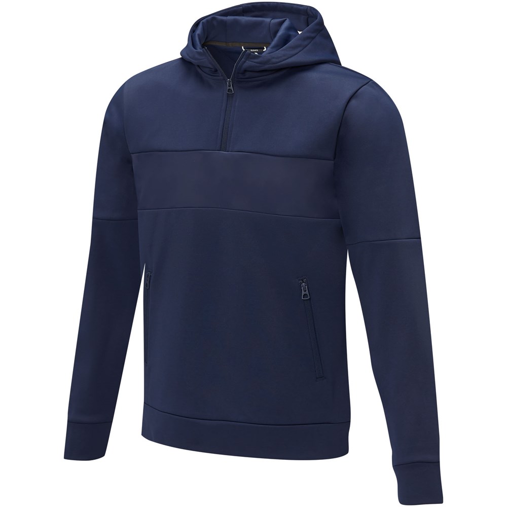 Sayan Kapuzenpullover mit halbem Reissverschluss für Herren navy