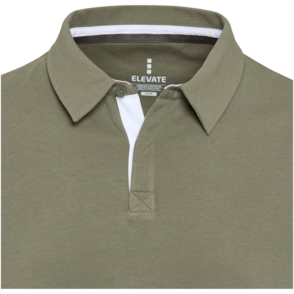 Clyde Rugby Polo Sweatshirt Unisex grün