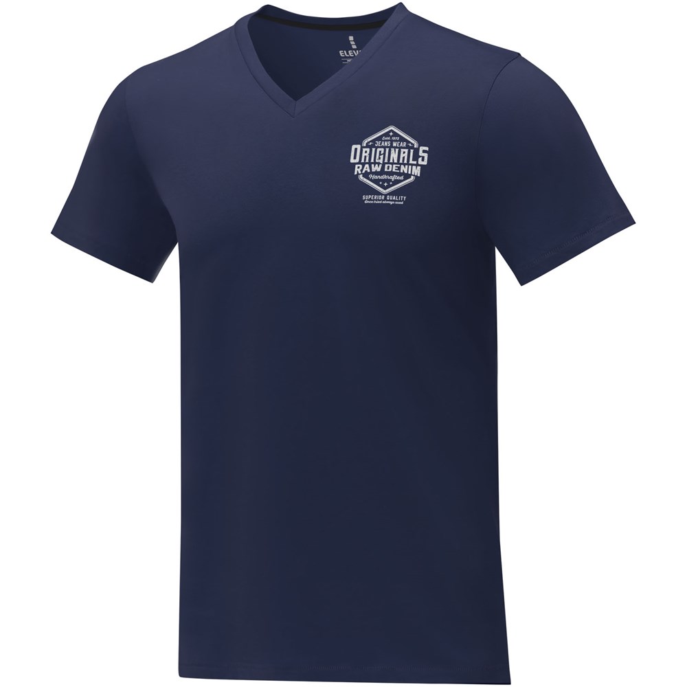 Somoto T-Shirt mit V-Ausschnitt für Herren navy
