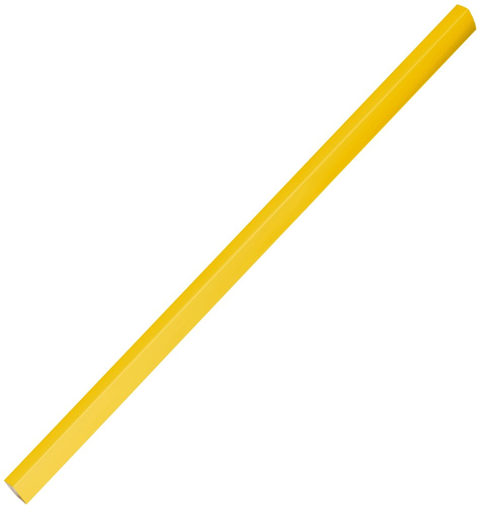 Zimmermannsbleistift, 24 cm, eckig-oval, ungespitzt