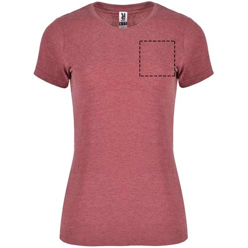 Fox T-Shirt für Damen Heather Garnet