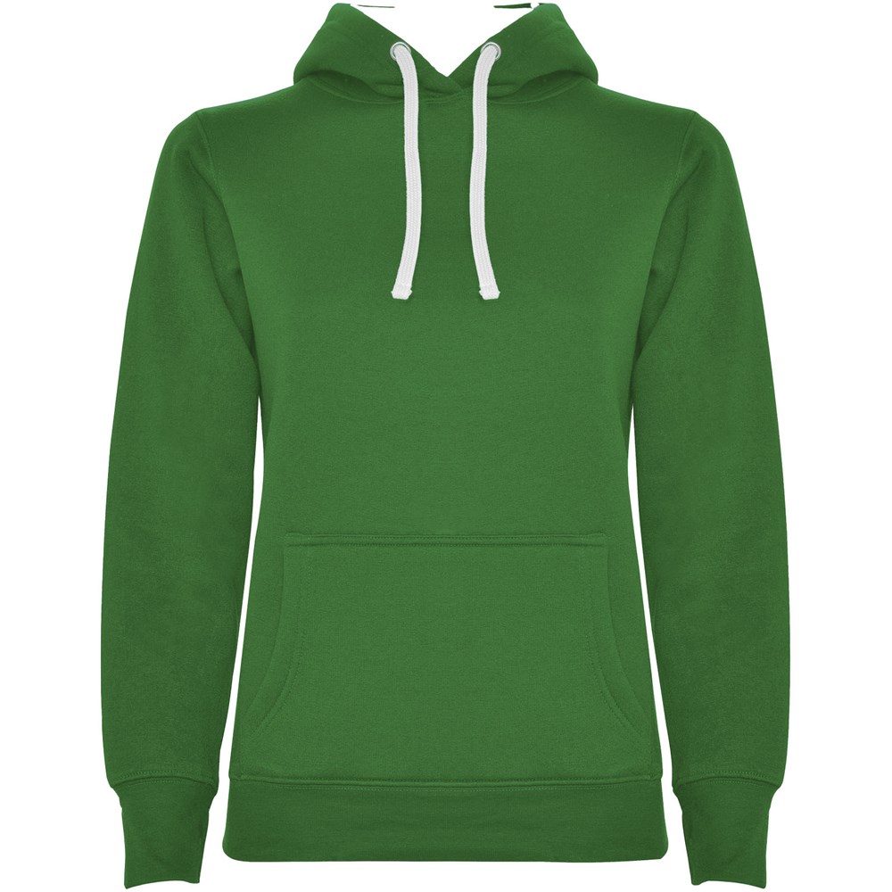 Urban Kapuzenpullover für Damen Kelly Green, weiss