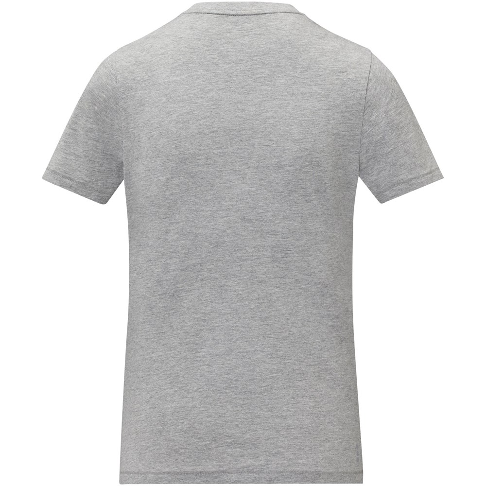 Somoto T-Shirt mit V-Ausschnitt für Damen heather grau