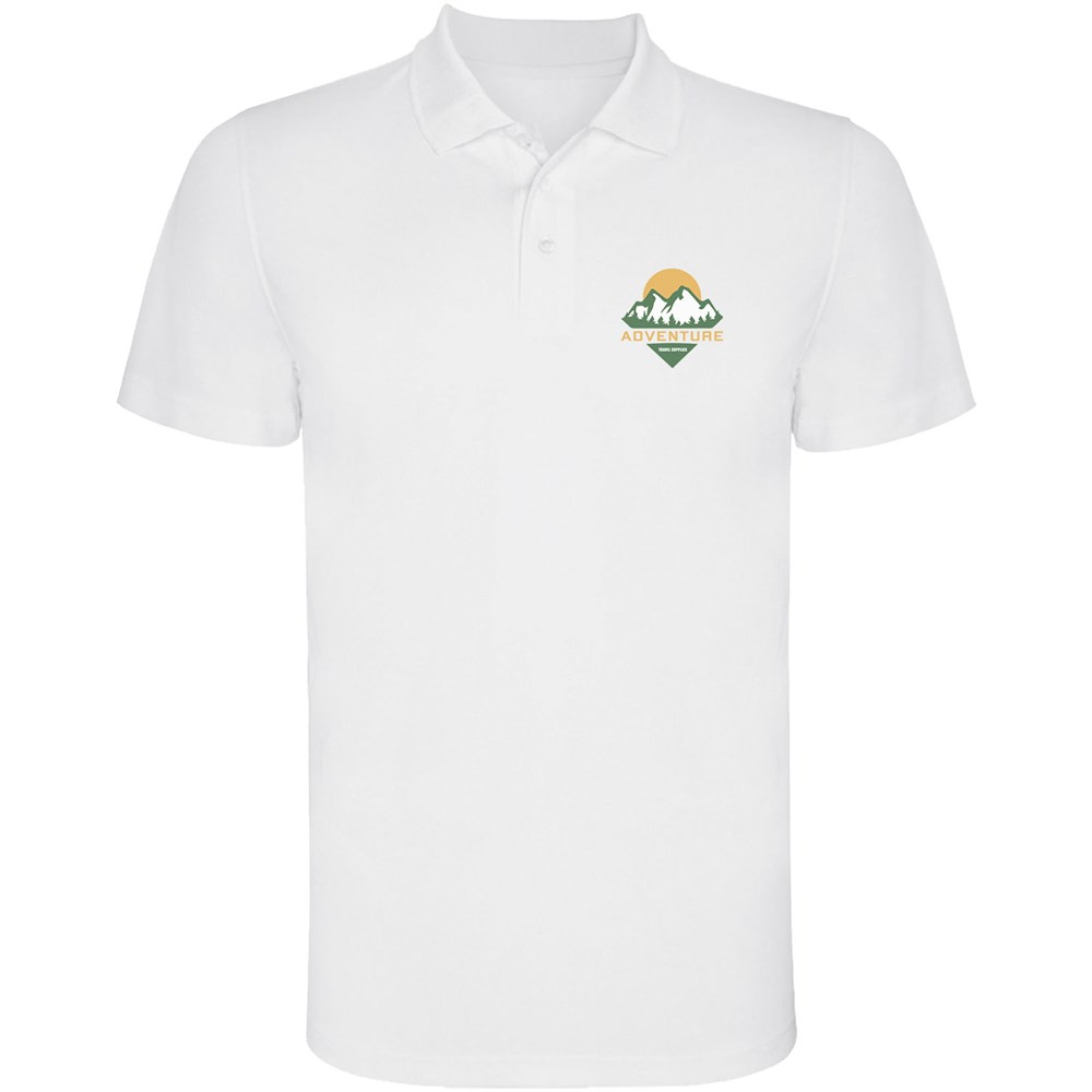 Monzha Sport Poloshirt für Herren weiss