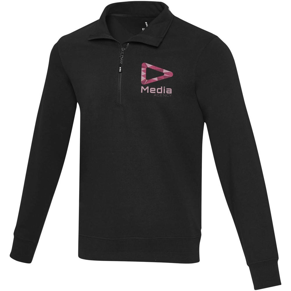Tin Aware™ Pullover mit Half-Zip Reissverschluss aus recyceltem Material Unisex
