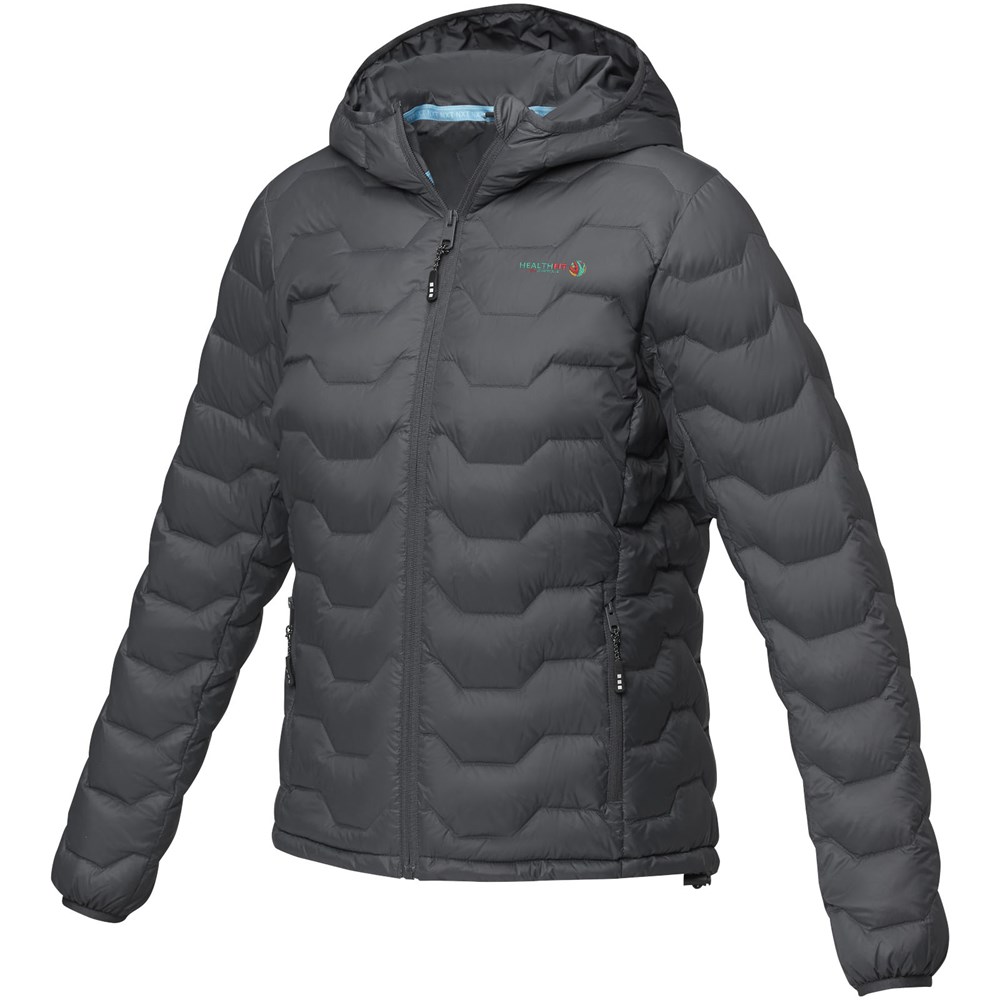 Petalite GRS Daunenjacke für Damen aus recyceltem Material storm grey
