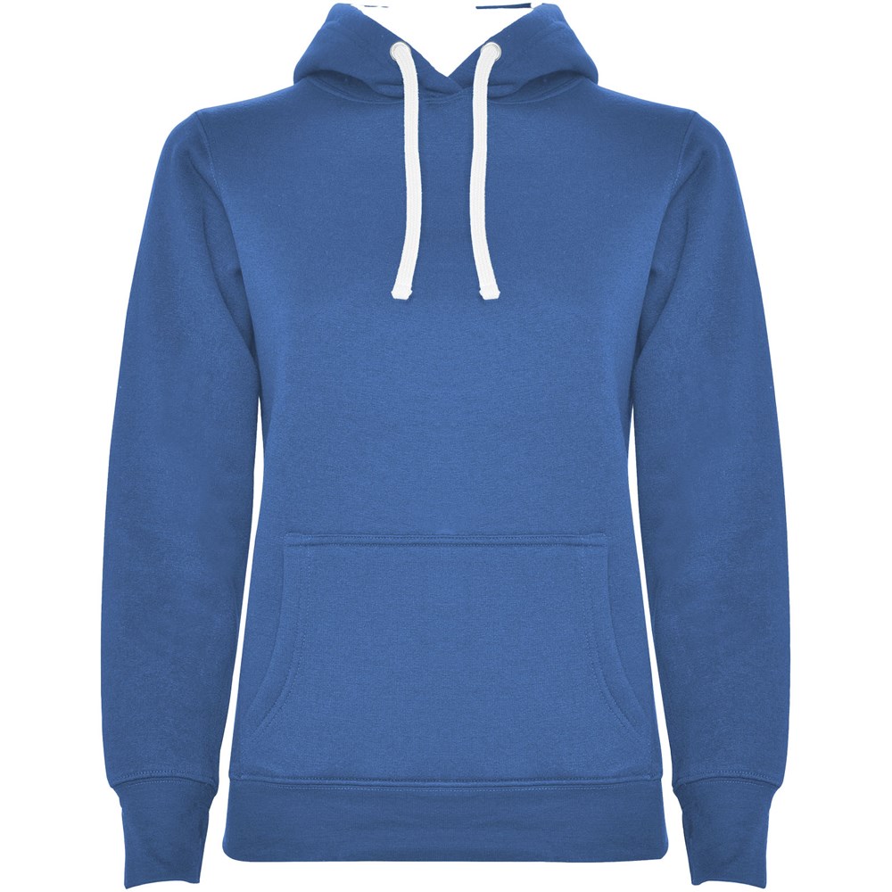 Urban Kapuzenpullover für Damen royalblau, weiss