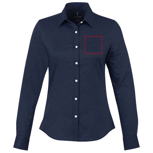 Vaillant langärmlige Bluse navy