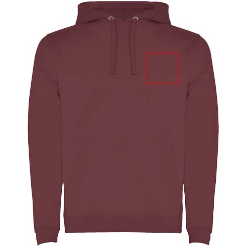Urban 280 g/m² Kapuzenpullover für Herren beerenrot