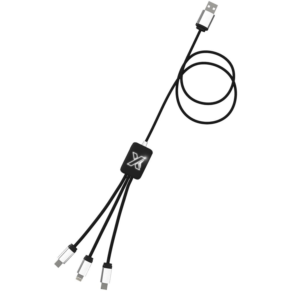 SCX.design C17 Easy to Use Ladekabel mit Leuchtlogo
