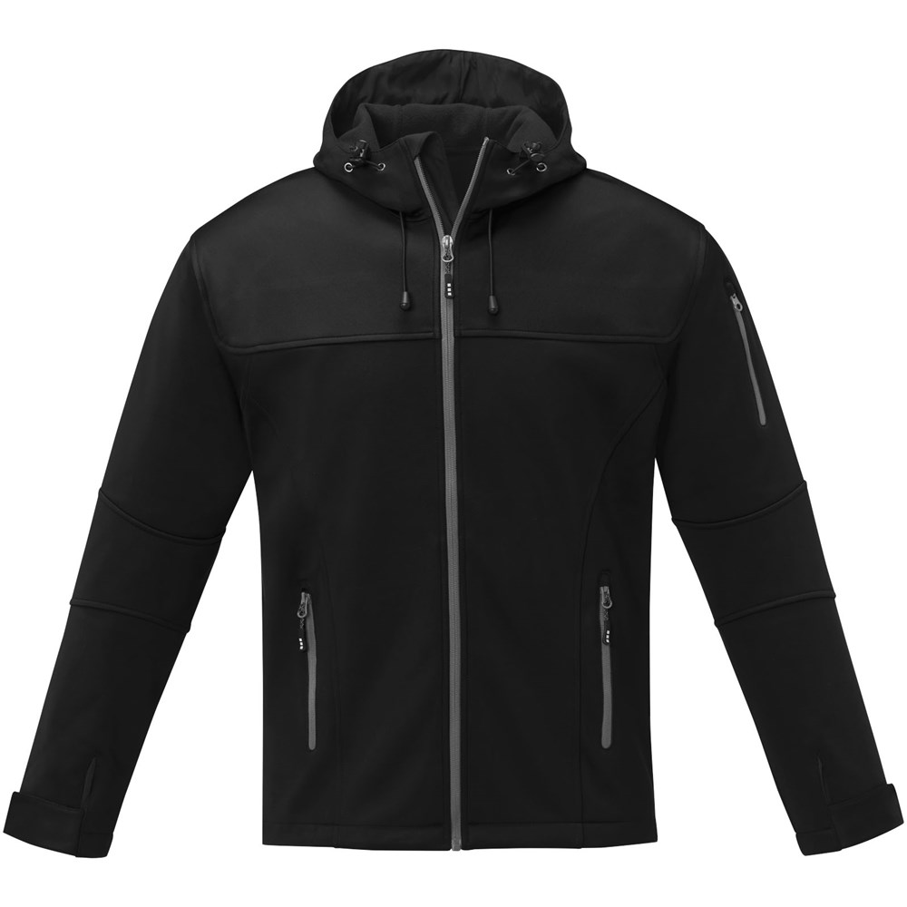 Match Softshelljacke für Herren schwarz