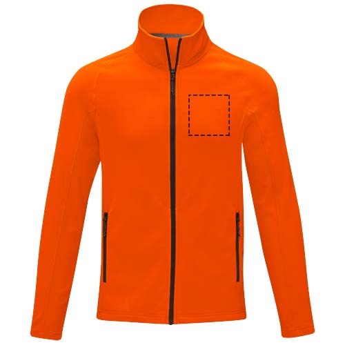 Zelus Fleecejacke für Herren orange